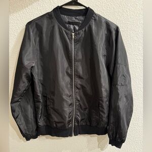 Black Bomber Jacket